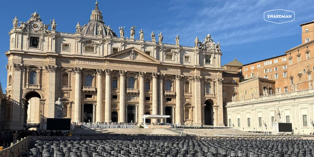Swardman im Vatikan
